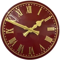 Barrow-in-Furness Outdoor Clock Service red dial